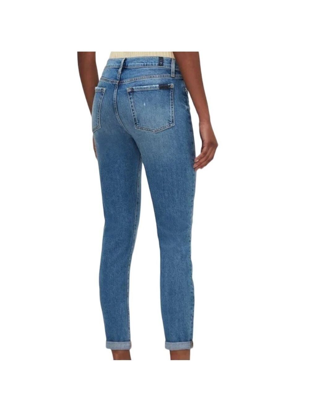 7 for all mankind High Waist Josefina Button Fly Jeans Size 26